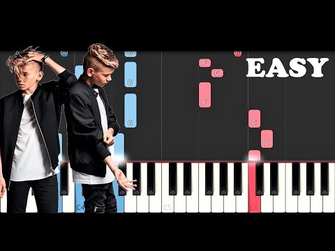 Marcus & Martinus - Invited (SLOW EASY PIANO TUTORIAL)