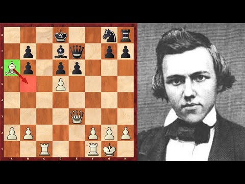 Too Good For A Blindfold Simul! Morphy Keeps On Making Precise Moves