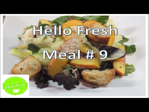 Hello Fresh Meal # 9 - Chicken & Nectarine Panzanella!