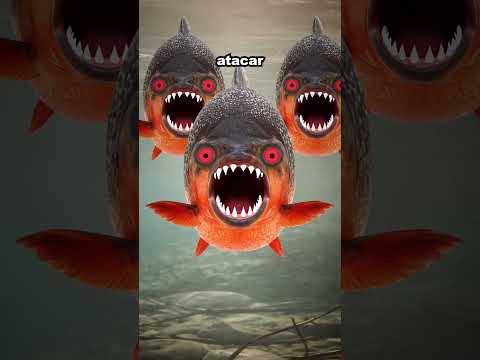 Piranhas são ASSASSINAS? #piranha #peixes #curiosidades