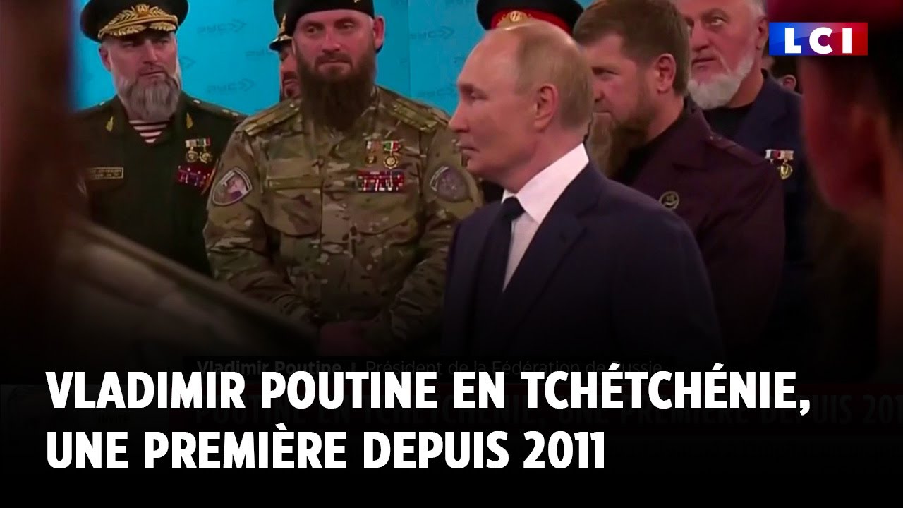 Vladimir Poutine en Tchétchénie, une première depuis 2011