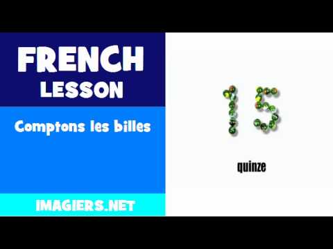 FRENCH LESSON #67 = Comptons les billes