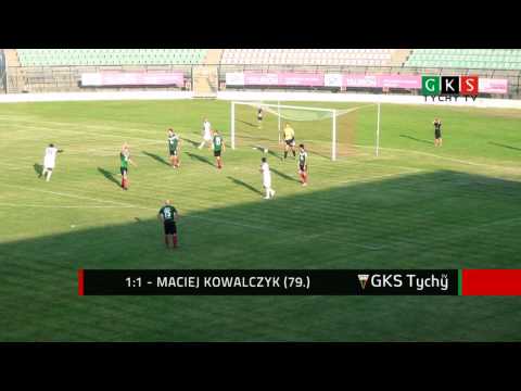 1. kolejka: GKS Tychy - Kolejarz Stróże 1:1. Kowalczyk 1:1