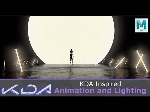 KDA Inspired Lighting and Animation: Speed Run