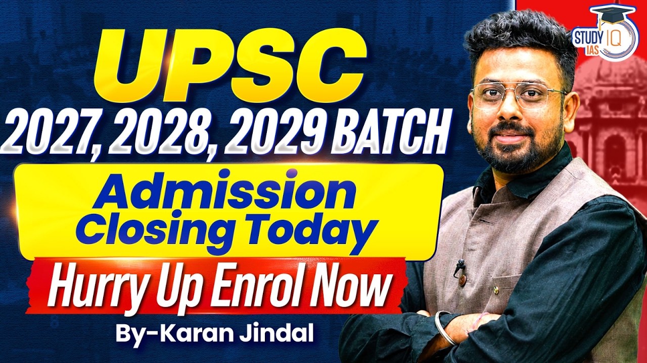 Crack UPSC CSE 2027–2029 with StudyIQ's Online Courses | Know Everything | StudyIQ