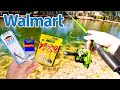 Fishing w/ SMALLEST Bass Lures from WALMART! (KICKED OUT)