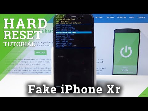 How to Perform Hard Reset on iPhone Xr Clone - Bypass Screen Lock