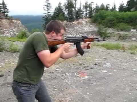 Me w/ Full Auto Romanian AK-47