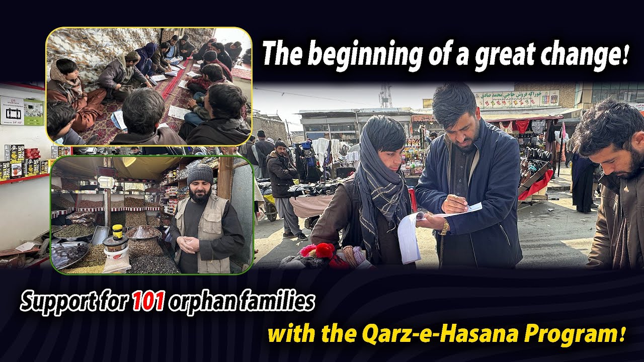 ✨ The beginning of a great change! ✨Support for 101 orphan families with the Qarz-e-Hasana Program!