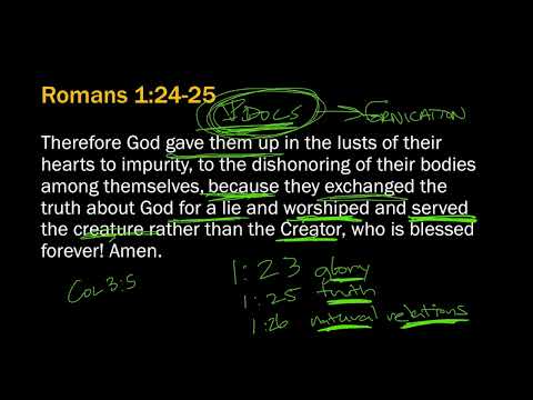 Romans 1:24-25 - The Lusts of their Hearts