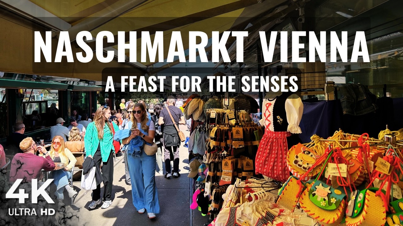Embark on a walking tour at Naschmarkt.