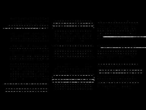 Club Visuals 1225 - Black & White Glitchy Lines VJ Loop
