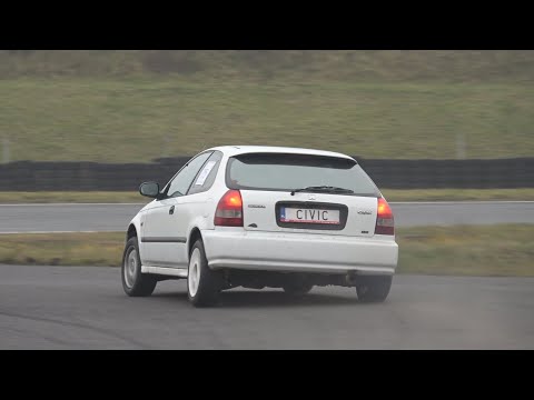 Zbyszek Okoniewski/Marek Potępa, Honda Civic 1.4 - SuperOES Wigilijny Tor Poznań - 12.12.2020