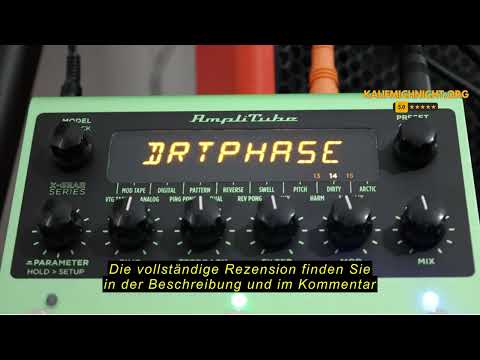 Produktbewertung: IK Multimedia AmpliTube X-DRIVE Effektpedal, 16 Modelle in einem Verzerrerpedal: O