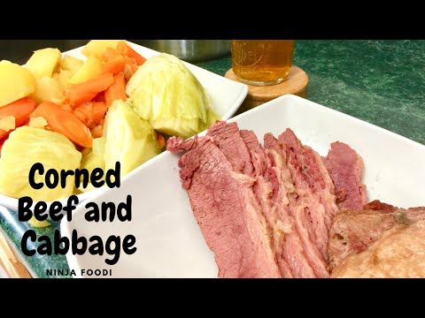 Ninja Foodi Corned Beef and Cabbage