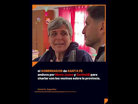 🚨‼️Gobernador de #SantaFe visita #MariaJuana y #Garibaldi
