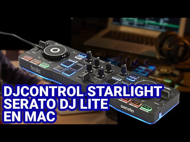Vídeo relacionado con Hercules DJControl Starlight - Controladora DJ USB portatil de 2 pistas y 8 Pads, software Serato DJ Lite, para PC y MAC