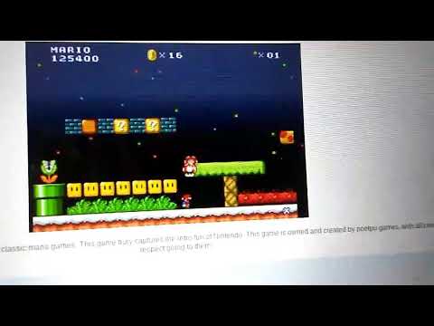 Beating super hard Mario maker level in 1 minute