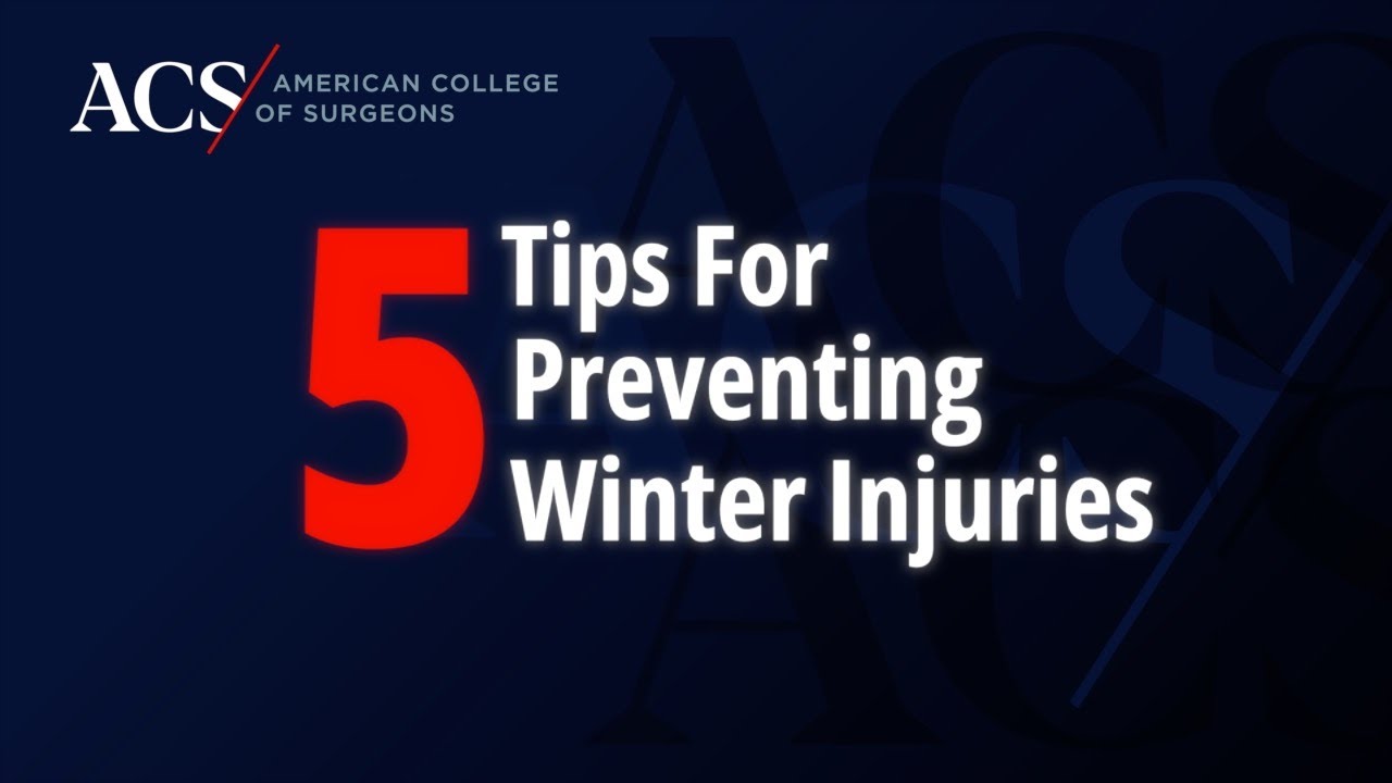 Preventing winter-related injuries | ACS