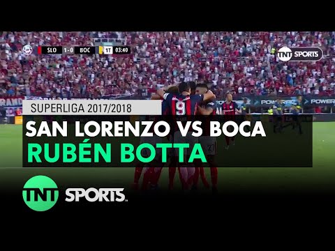Rubén Botta (1-0) San Lorenzo vs Boca | Fecha 14 - Superliga Argentina 2017/2018