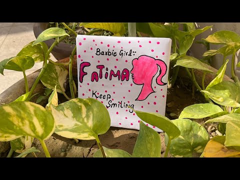 Fatima name card💖🌸
