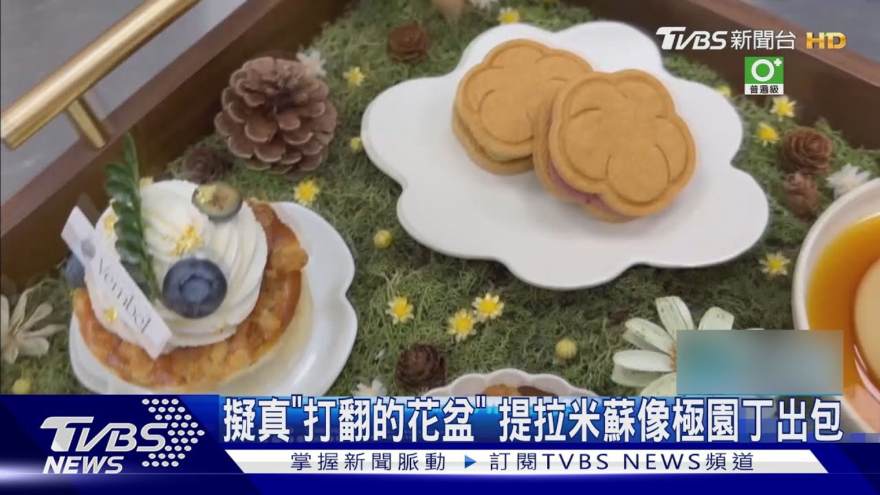 擬真「打翻的花盆」　提拉米蘇像極園丁出包