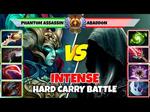 PHANTOM ASSASSIN (Carry) vs ABADDON (Carry) - Epic Battle Of Immortal Rank Dota 2 Players - Z Dota 2