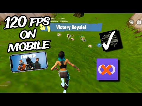 How to fix fps drop + unlock 60/90/120 fps in Fortnite mobile (  No Band 💯)