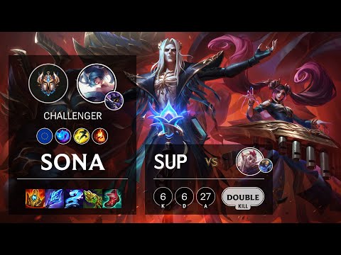 Sona Support vs Rakan - EUW Challenger Patch 11.18