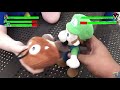 Mario Luigi Sonic Vs Shadow Goomba With Healthbars