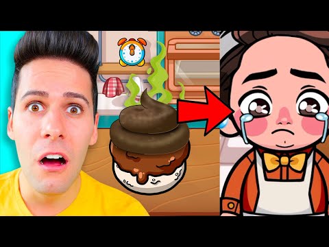 LUÌ CUCINA LA TORTA CACCA NELLA PASTICCERIA DI PONGO!!