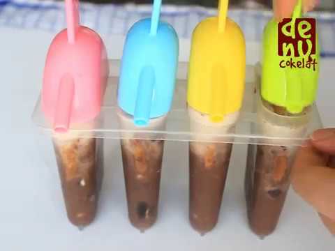 Homemade Choco Popsicle ala Denu Cokelat