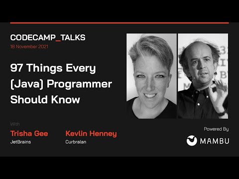97 Things Every [Java] Programmer Should Know, with Trisha Gee and Kevlin Henney