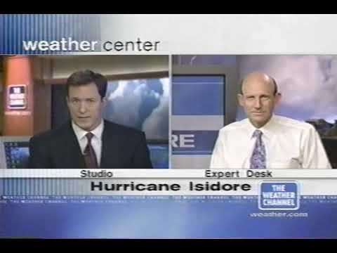 Weather Channel clip, afternoon of Friday September 20, 2002 - Hurricanes Isidore, Kyle