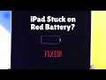 Old IPad Stuck On Red Battery Fixed