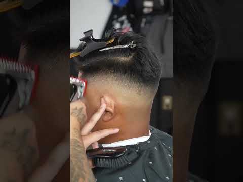 THE PERFECT COMBOVER FADE STEP BY STEP BARBER TUTORIAL