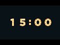 15 MINUTE TIMER 🔔 Gentle Alarm [Ultra HD 4K]