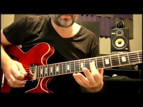 Jazzy Blues guitar lick in D