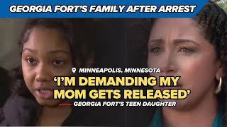 'I'm demanding my mom gets released': Georgia Fort’s husband and teen daughter speak at presser afte
