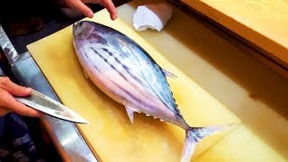 Download lagu Japanese Street Food - Seared Bonito and Sushi mp3