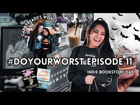 READING VLOG | #DoYourWorst ep. 11 ft. @gabbyreads 's worst books 👀 & indie bookstore day!