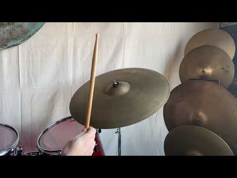 1950's A Zildjian "Large Stamp" 22" Ride Cymbal 2640g