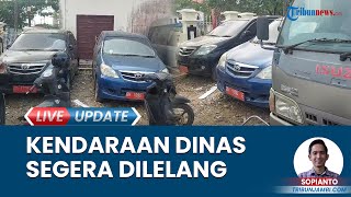 Belasan Kendaraan Dinas Tak Layak Pakai dan Tua Milik Pemkab Tanjab Barat bakal Dilelang