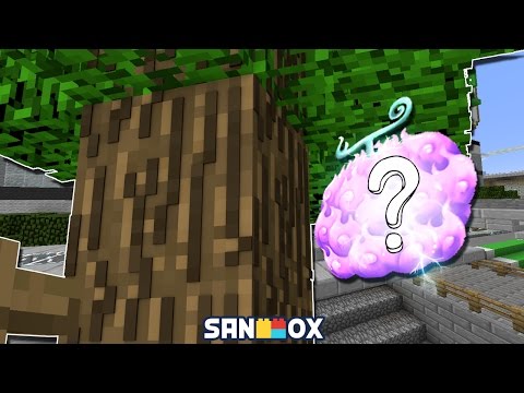 What if there are devil fruits growing on the tree at school?! [마인크래프트:스토리모드상황극] Minecraft - Devil Fruit's in the trees  [김뚜띠]