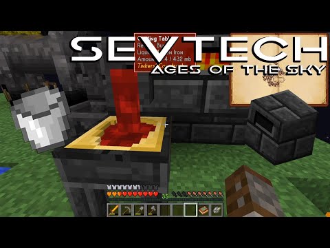 Tinker's Construct | Let's Play SevTech: Ages of the Sky Ep 17