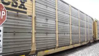 preview picture of video 'bnsf barnhart 5 9 09 car carriers'
