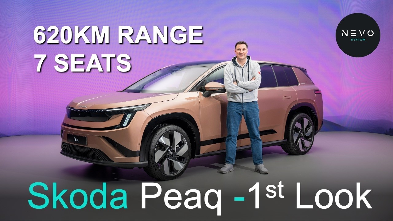 Skoda Peaq 1st Look - Over 600km Electric 7 Seater
