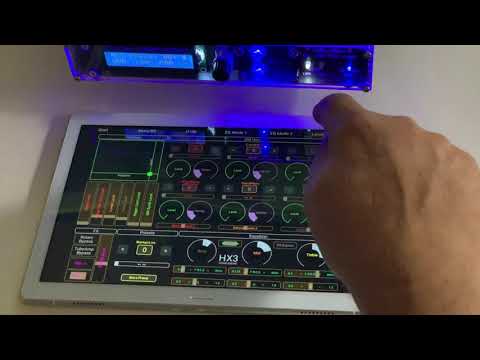 HX3 MIDI Expander WiFi Demo with TouchOSC