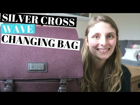 silver cross wave changing bag inside