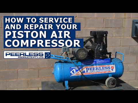 Servicing & Repairing an old Peerless Piston Air Compressor
